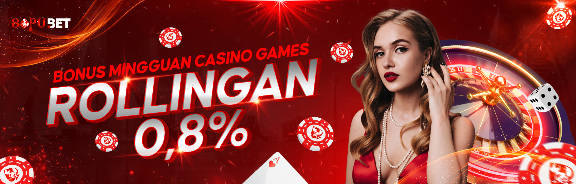 BONUS MINGGUAN LIVE CASINO